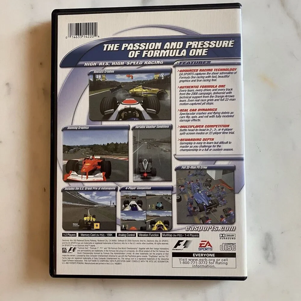 F1 Championship Season 2000‎ (Sony PlayStation 2, 2000)